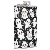 Baby Ghosts Spooky Cute Halloween Mood フラスク (右)