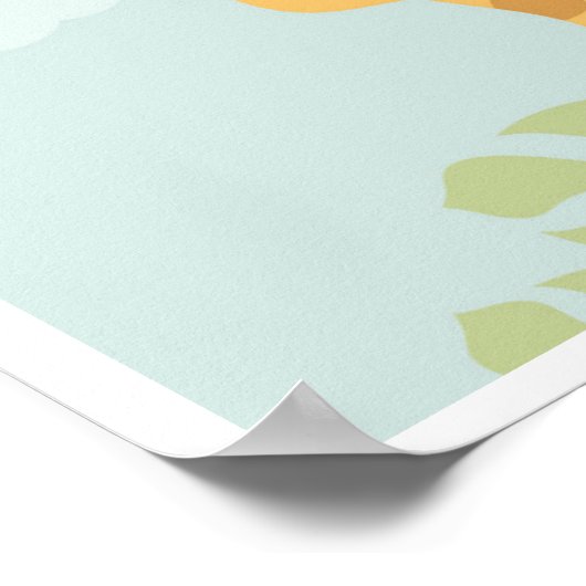 Baby Giraffe  ポスター (角)