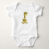 Baby Giraffe Baby Bodysuit ベビーボディスーツ (正面)