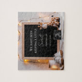  Baby Giraffe Neutral  pregnancy announcement  ジグソーパズル (縦)