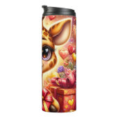 Baby Giraffe Valentine Gift Box Wrap タンブラー (回転右)