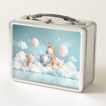 Baby Giraffe with all his friends