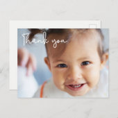 Baby Girlの最初の誕生日パーティー写真 ポストカード (正面/裏面)