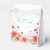 Baby Girl and her Puppy Baby Shower  フェイバーボックス (正面サイド)