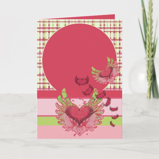 Baby Girl Annucementあなたの写真でかわいい –  案内状 (正面)