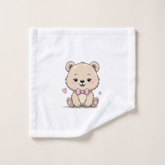 baby girl bear small towel  ウォッシュタオル