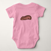 Baby Girl Bodysuits ベビーボディスーツ (裏面)
