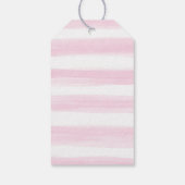 Baby Girl Clothes Pink Floral Nursery Thank You ギフトタグ (裏面)