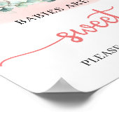 Baby Girl Elephant eucalyptus babies are sweet ポスター (角)