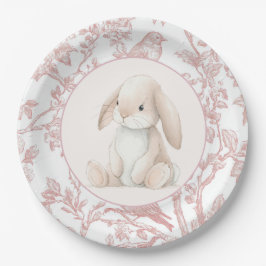 Baby Girl First Birthday Party Paper Plates ペーパープレート