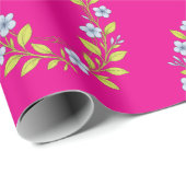 Baby girl floral pattern ラッピングペーパー (ロールコーナー)