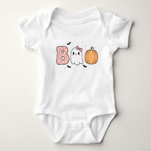 Baby Girl Halloween shirt ベビーボディスーツ (正面)