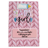 Baby Girl in a Carnation Cradle January’s Tender ミディアムペーパーバッグ (裏面)