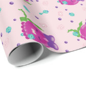 Baby Girl Kawaii Octopus ラッピングペーパー (ロールコーナー)