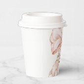 Baby Girl Pink Bow Baby Shower  紙コップ (右)