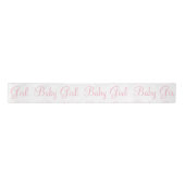 Baby Girl Pink Elegant Modern Satin Ribbon サテンリボン (正面)