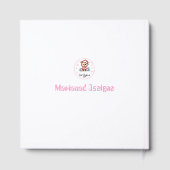 Baby Girl’s First Christmas Guest Book – ゲストブック (裏面)