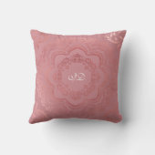 Baby Girl Saraswati with White Swan and lotus クッション (裏面)