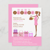 Baby Girl Shower Invitation 招待状 (正面/裏面)