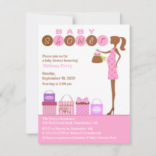 Baby Girl Shower Invitation 招待状