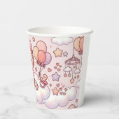 Baby girl shower paper cup 紙コップ (裏面)