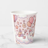 Baby girl shower paper cup 紙コップ (正面)