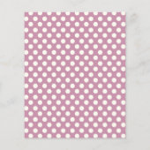 Baby Girl Shower - Teddy Bear Theme (裏面)