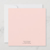 Baby Girl Shower Teepee冒険を始める 招待状 (裏面)