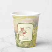 Baby Girl Woodland Animal Shower 紙コップ (正面)