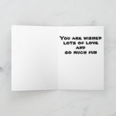 BABY GIRL'S **1歳**カード カード (内部)