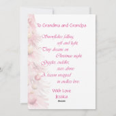 Baby Girls First Christmas Flat Holiday Card シーズンカード (裏面)