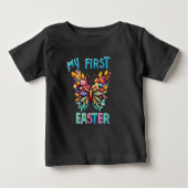 Baby Girl's First Easter ベビーTシャツ (正面)
