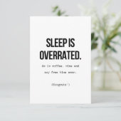 Baby Glückwunsch Karte zur Geburt - Sleep カード (スタンド正面)