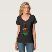 Baby Gnome Buffalo Plaid Matching Family Christmas Tシャツ (正面フル)