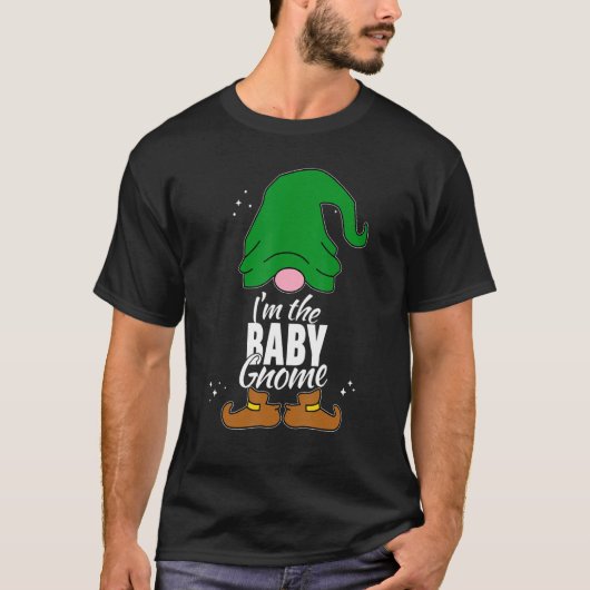 Baby Gnome Matching Family Group Christmas Party P Tシャツ (正面)