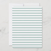 Baby Green Little Cowboy is on the Way Invitation 招待状 (裏面)