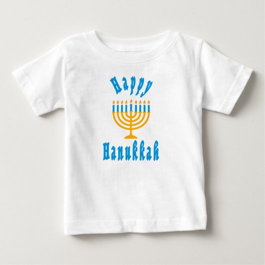 Baby Hanukkah T-shirt ベビーTシャツ (正面)