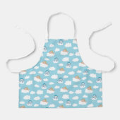 Baby Hercules and Pegasus Cloud Pattern Apron エプロン (正面)