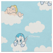 Baby Hercules and Pegasus Cloud Pattern Fabric ファブリック (クローズアップ)