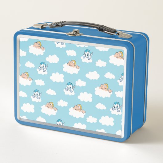 Baby Hercules and Pegasus Cloud Pattern Metal Lunc メタルランチボックス (正面)