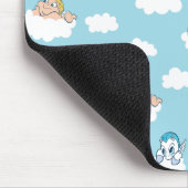 Baby Hercules and Pegasus Cloud Pattern Mouse Pad マウスパッド (コーナー)