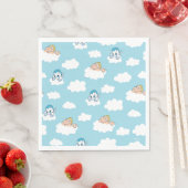 Baby Hercules and Pegasus Cloud Pattern Napkins スタンダードランチョンナプキン (インサイチュ)