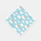 Baby Hercules and Pegasus Cloud Pattern Napkins スタンダードランチョンナプキン (角)