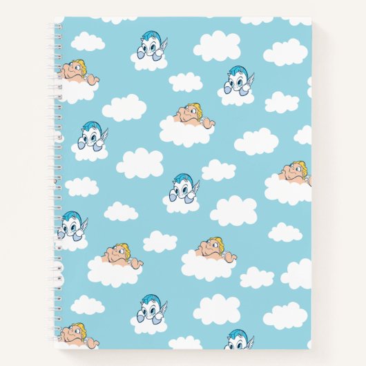 Baby Hercules and Pegasus Cloud Pattern Notebook ノートブック (正面)