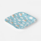 Baby Hercules and Pegasus Cloud Pattern Paper Plat ペーパープレート (傾斜あり)