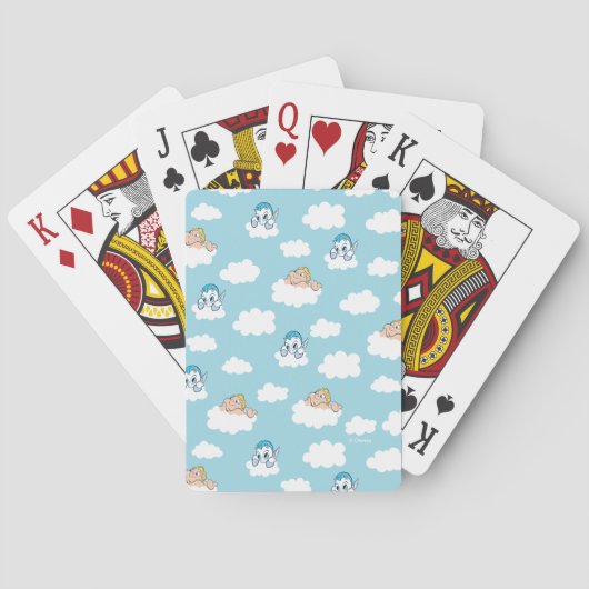 Baby Hercules and Pegasus Cloud Pattern Poker Card トランプ (裏面)