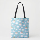 Baby Hercules and Pegasus Cloud Pattern Tote Bag トートバッグ (正面)