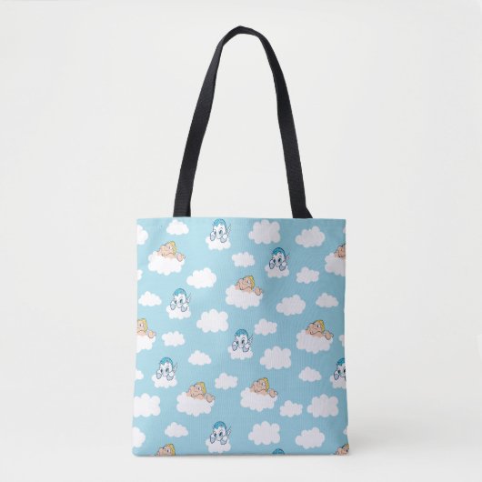 Baby Hercules and Pegasus Cloud Pattern Tote Bag トートバッグ (正面)