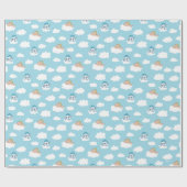 Baby Hercules and Pegasus Cloud Pattern Wrapping P ラッピングペーパー (フラット)