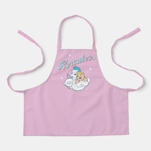Baby Hercules and Pegasus on a Cloud Apron エプロン (正面)